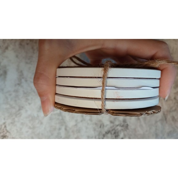 New Black Paper Party 4 Pack Coasters - Picture 3 of 5